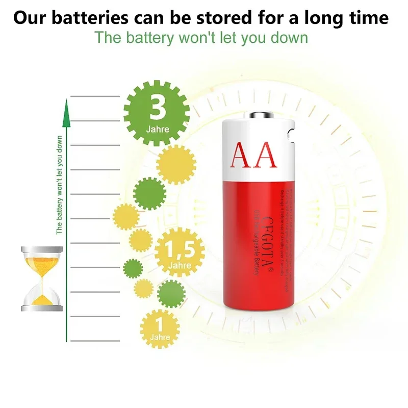 Battery USB AA 1.5V rechargeable battery aa supports direct charging of C-line Pilas rechargeable battery li-ium batteries