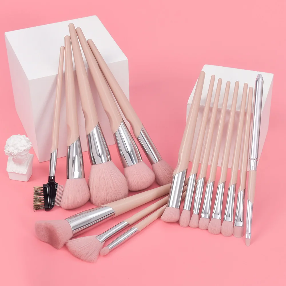 16 makeup brush set Thumb Makeup brush Complete makeup tools Blush brush Eyeshadow brush