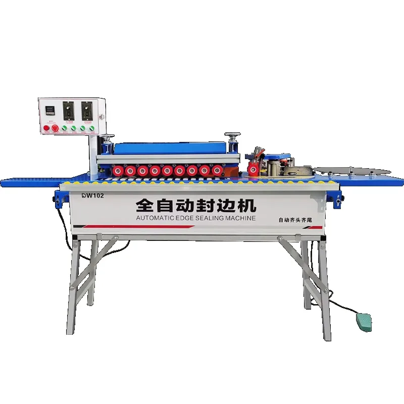 Full automatic edge banding machine woodworking small manual home improvement polishing all-in-one machine