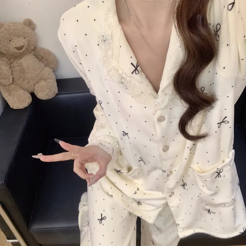 

Pajama Sets Sexy Women Splicing Color Block Sleepwear Three Quarter Sleeve Round Neck Capri Spring Summer Light Comfortable Soft