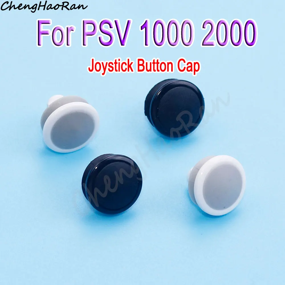 

1 piece For PSVita 1000 2000 White Black 3D Analog Joystick Cap For PSV1000 Joystick Button Cap Repair Replacement accessory