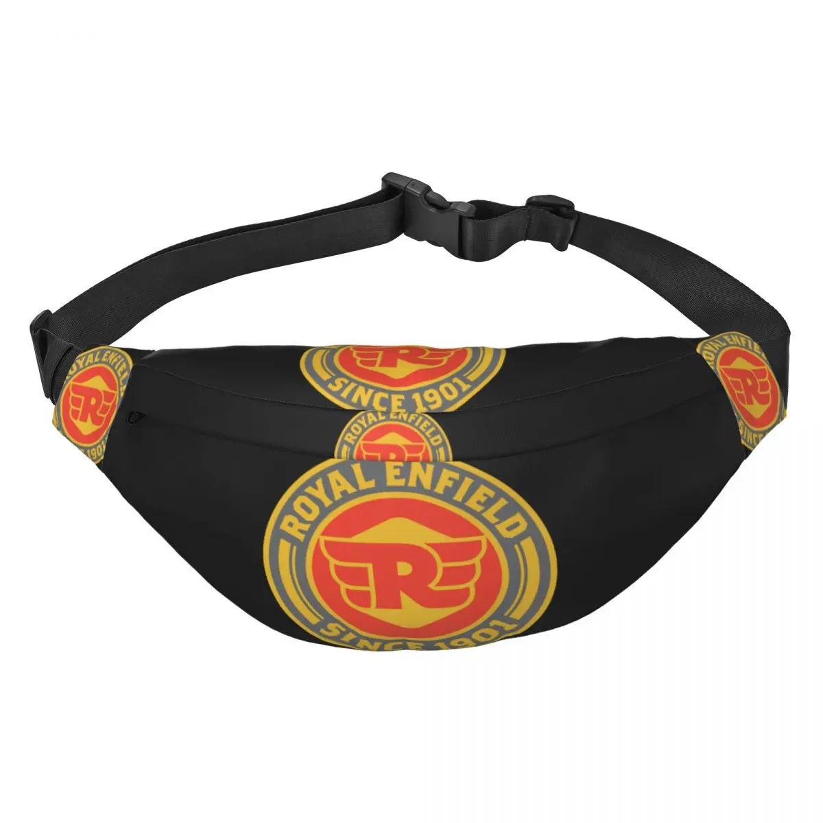 Royal Enfield Unisex saco da cintura, multifunções Sling Crossbody sacos, peito sacos, pacote de viagem curta, desde 1901