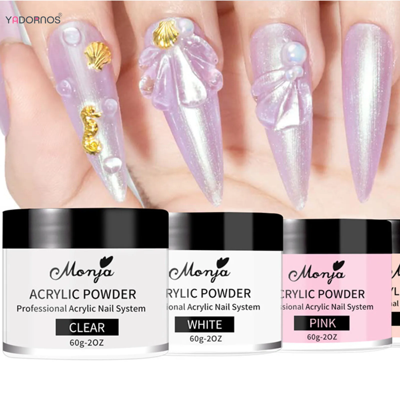 30g akrylowe puder do paznokci do Manicure sztuczne przedłużone do paznokci proszki rzeźbiarskie profesjonalne akcesoria paznokcie sztuka