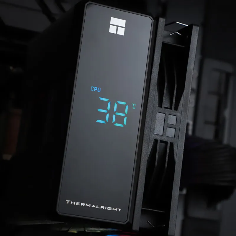 Thermalright Assassin X 120 R Tampilan Digital Pendingin CPU D-tdp 225W 4 Pipa Panas Radiator Intel 115X/1200/1700/1851 AMD AM4/AM5