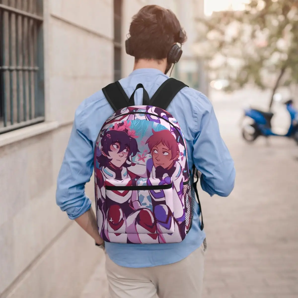 Voltron Legendary Defender Keith Lance Anime Student Backpack School Bag Hiking Travel Daypack Men Women Bookbag Shoulder Bags