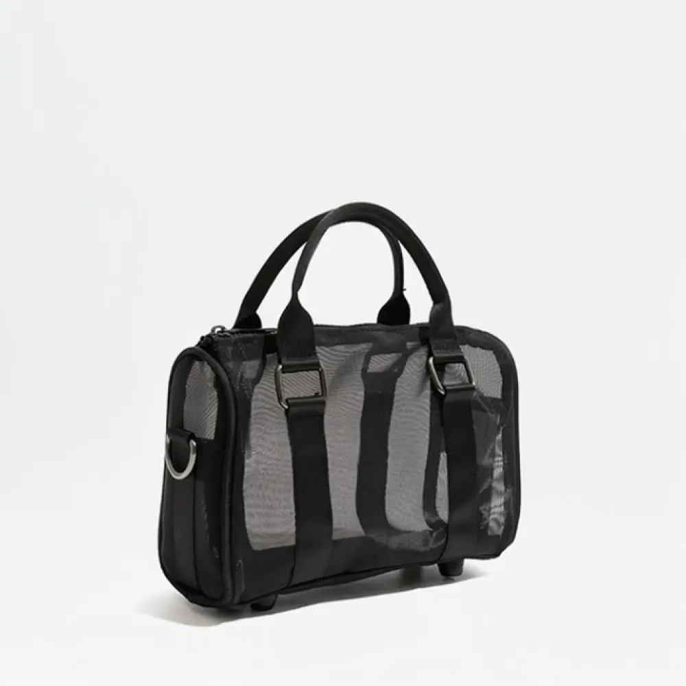 Bolsa de gimnasio deportiva de malla transpirable, bolso de yoga grande, bolso de mano para viajes, ligero, duradero, bolso de hombro para fitness
