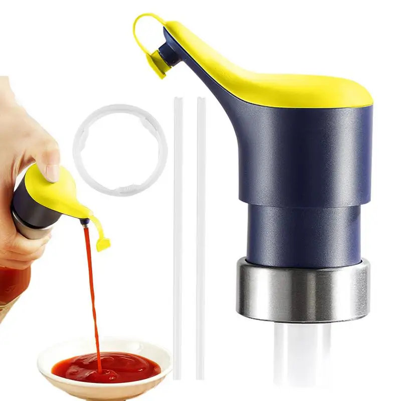 Pump Bottle Mouth Squeezer Bottle Pumps For Oyster Sauce Bottle Oyster Sauce Bottle Pressure Nozzle Ketchup Condiment Pump