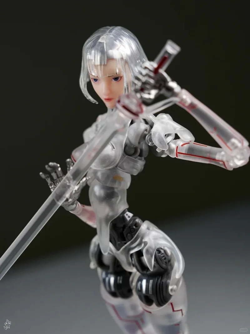 In Stock 1/12scale Bone Shell Workshop Ai Agent Maid Type C1 Transparent Color Articulated Figure Collection Decoration Model