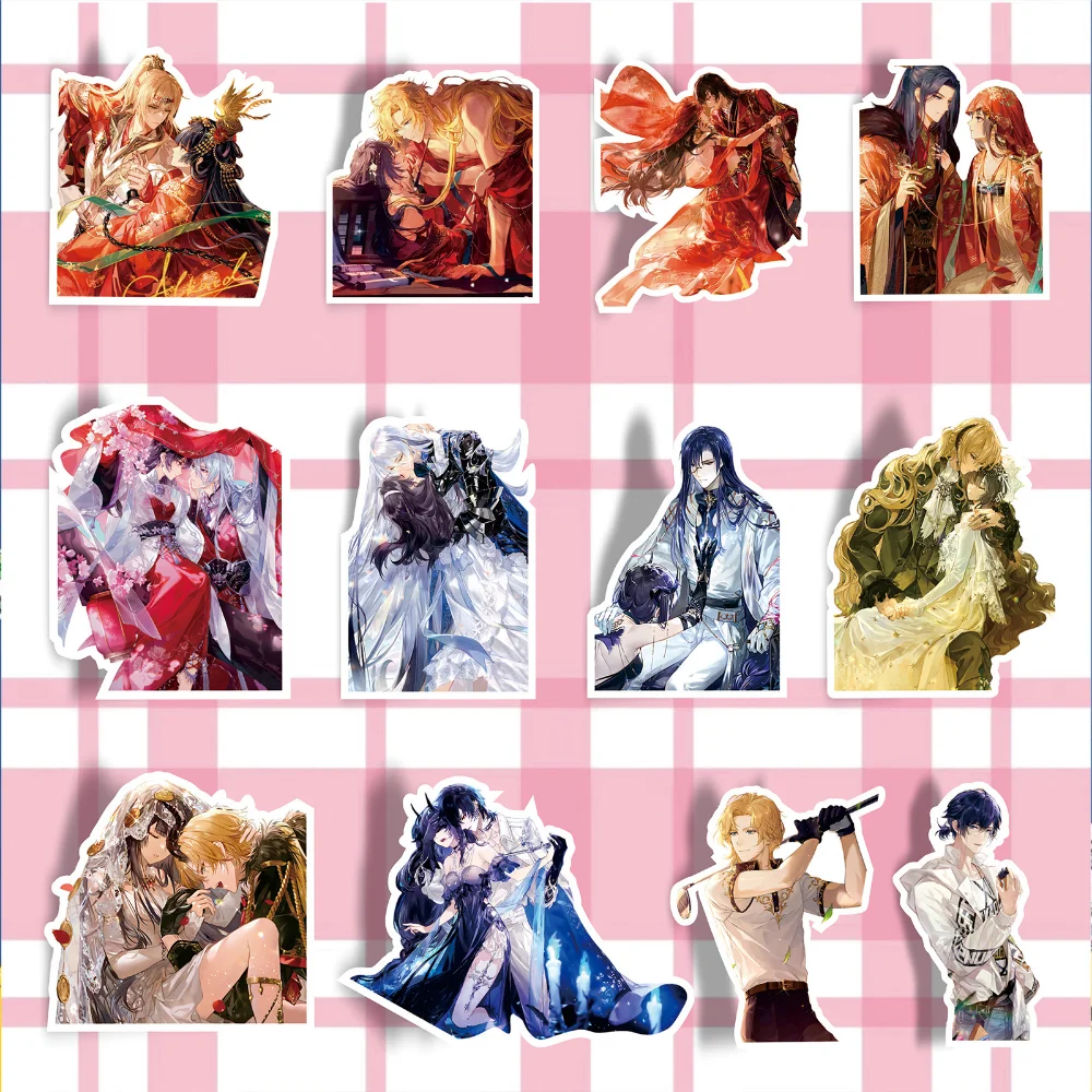 10/50 шт., Мультяшные наклейки для планшетов