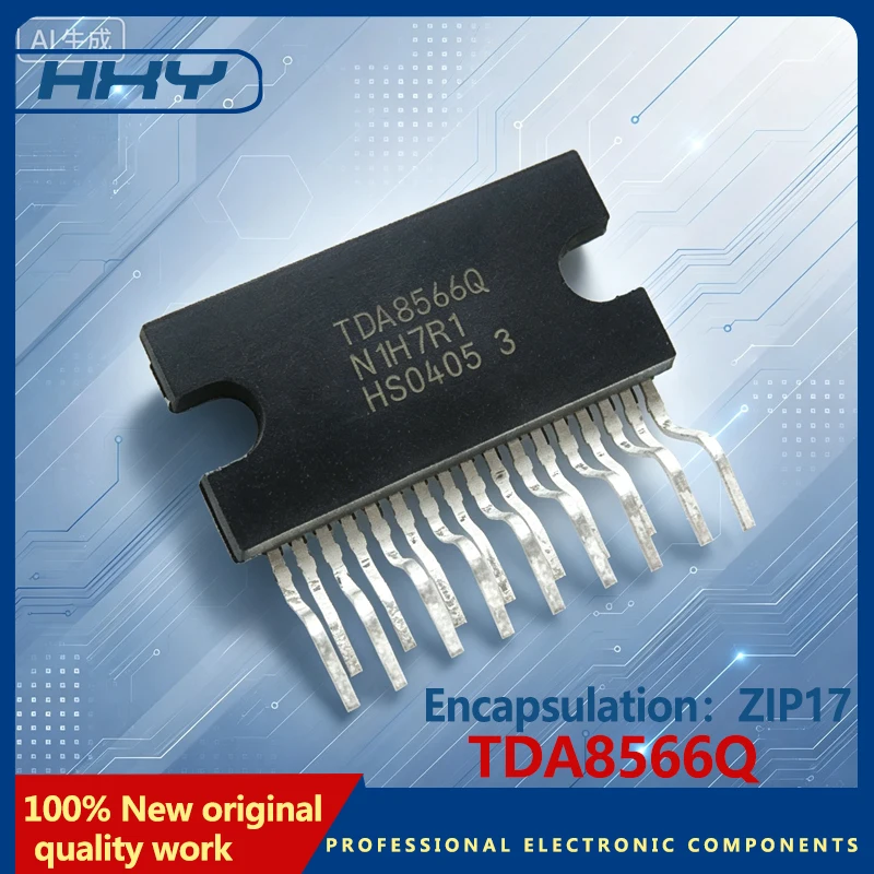 TDA8566Q TDA8566 70039AB ZIP17  BMW car audio power amplifier dual channel amplifier