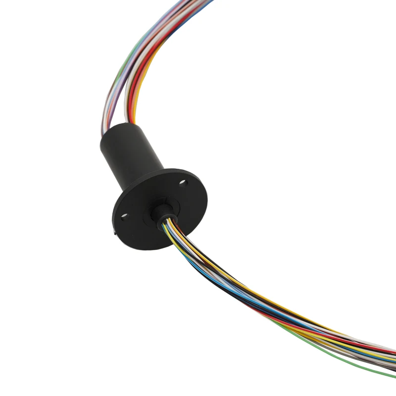 

1PCS Diameter 15.5mm 24CH 1.5A Mini Conductive Slip Ring 220V Rated Voltage Rotary Collector Ring for FPV Gimbal/Drone/Robot Arm