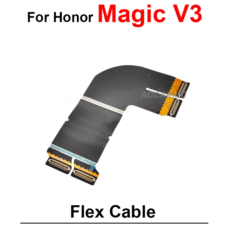 Aocarmo For Huawei Honor Magic V3 Spin Axis Screen Display Connection Flex Cable Distance Sensing Fingerprint Power Volume Flex
