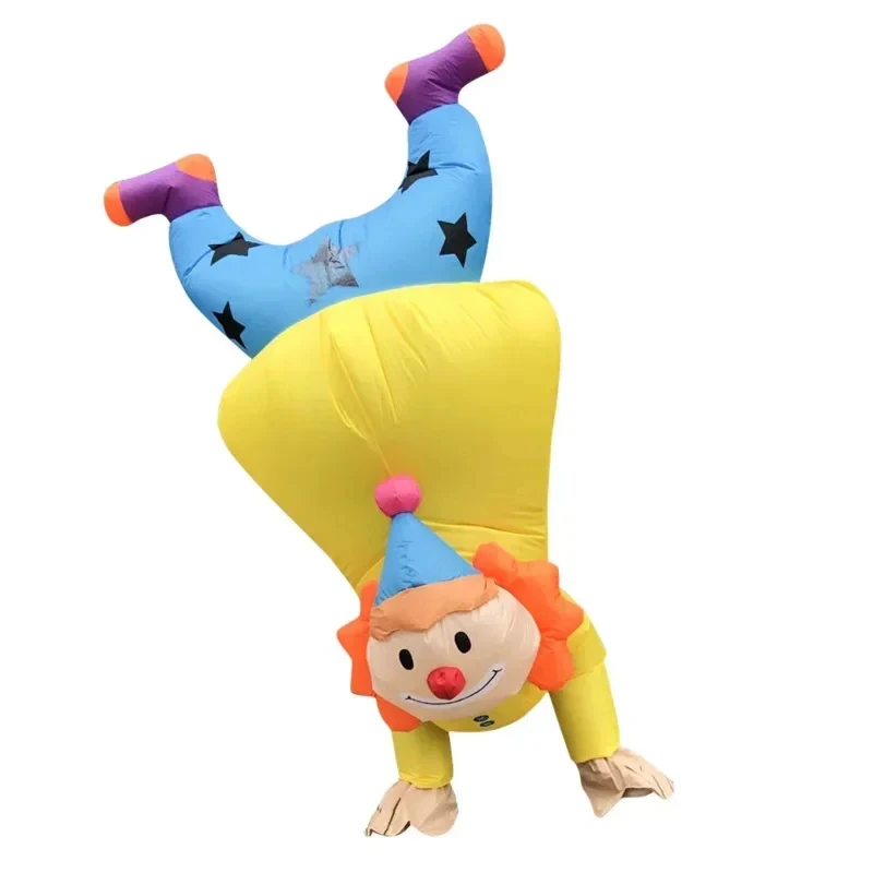 

♥2026 New Halloween Costume Cosplay Cosxie Upside Down Clown Inflatable for Adult Men Women Dance Parties TV Programs Carniv ★★★