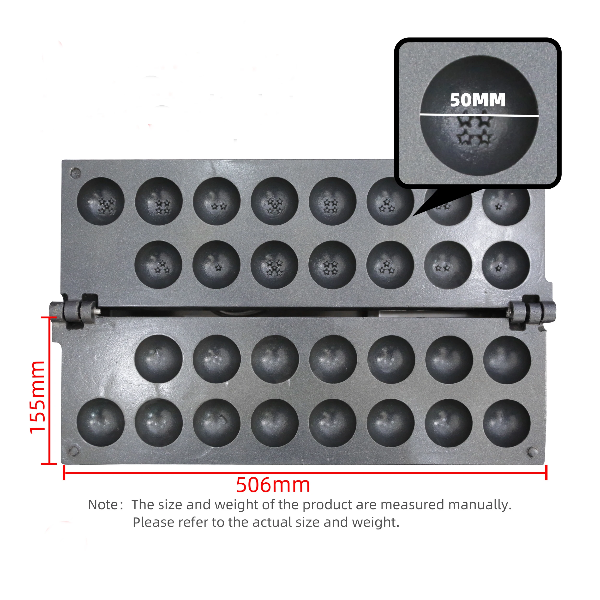 Máquina elétrica de fazer bolas de polvo com 30 buracos, 5cm, takoyaki, waffle, mini bola, bomba comercial, uso doméstico, aparelho de cozinha