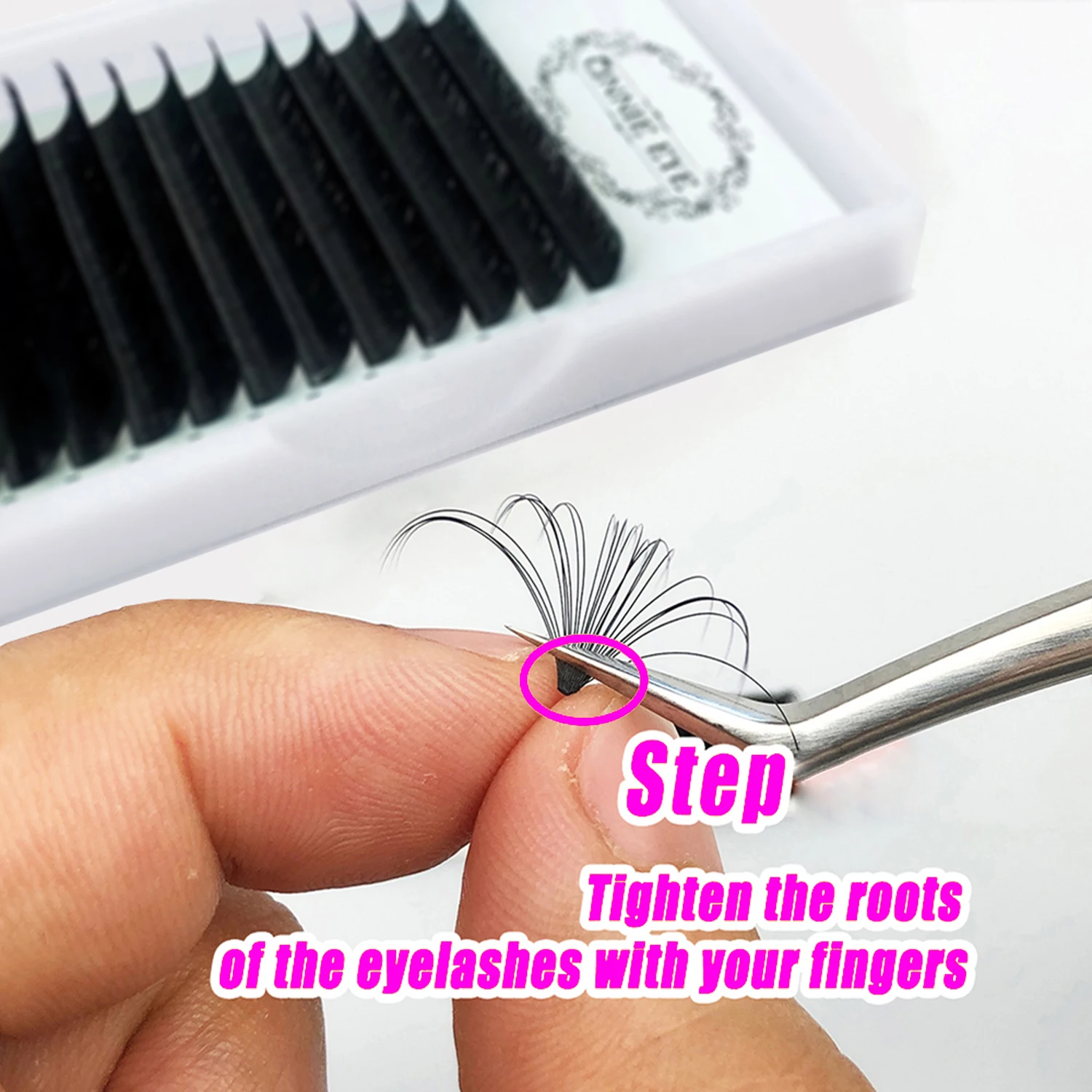 Auto Easy Fanning Lash Extension Supplies 3D/4D/6D Classic Individual False Eyelash Russia Volume Bloom Lash Bundles Faux Mink