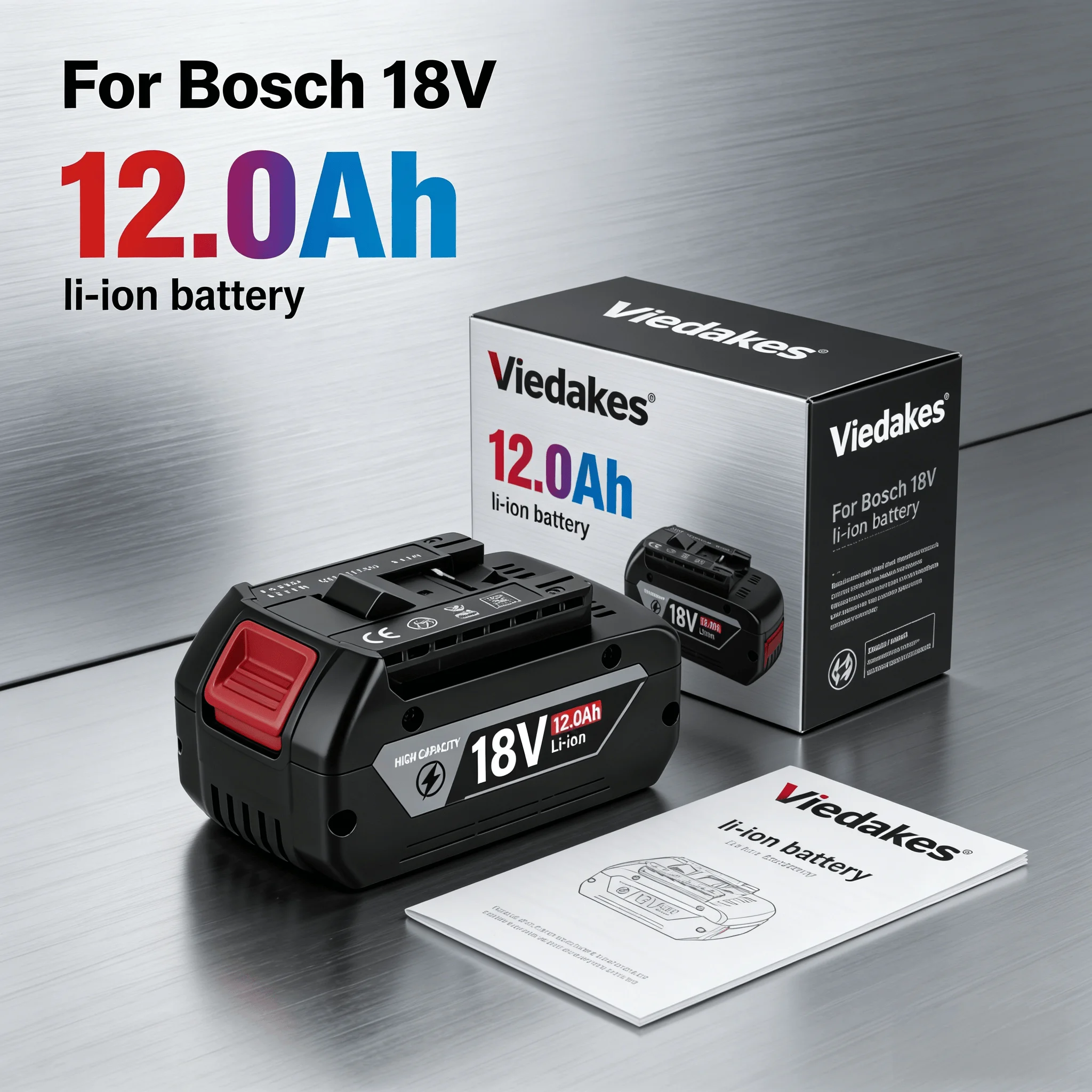 

100% оригинальные аккумуляторы Bosch 18В, 18В и 12Ач, для беспроводной профессиональной системы, инструменты BAT609, BAT618, GBA18V80