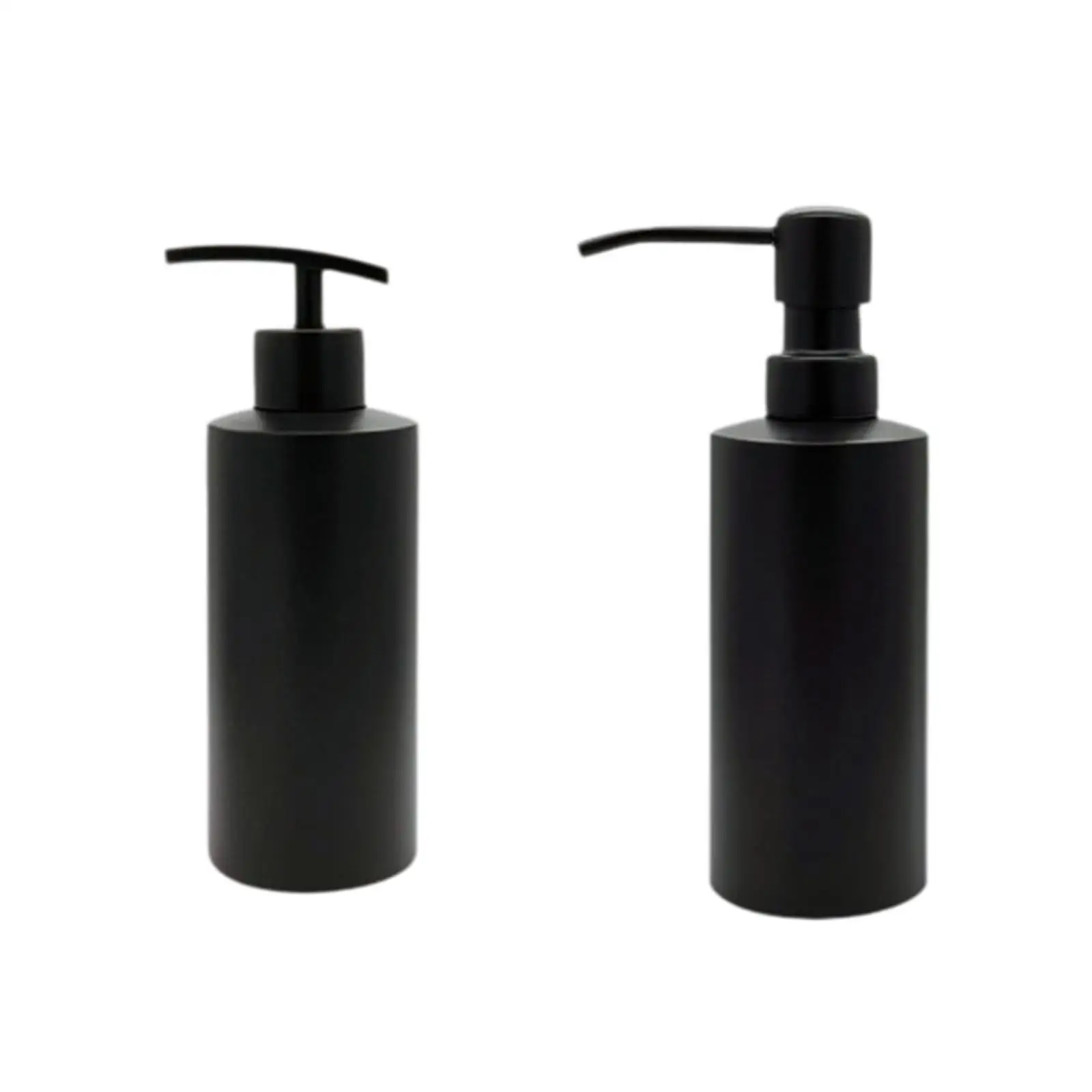 

Stainless Steel Soap Dispenser Versatile Use Pump Bottle Practical Freestanding Kitchen Matte Black Design Lotion Container