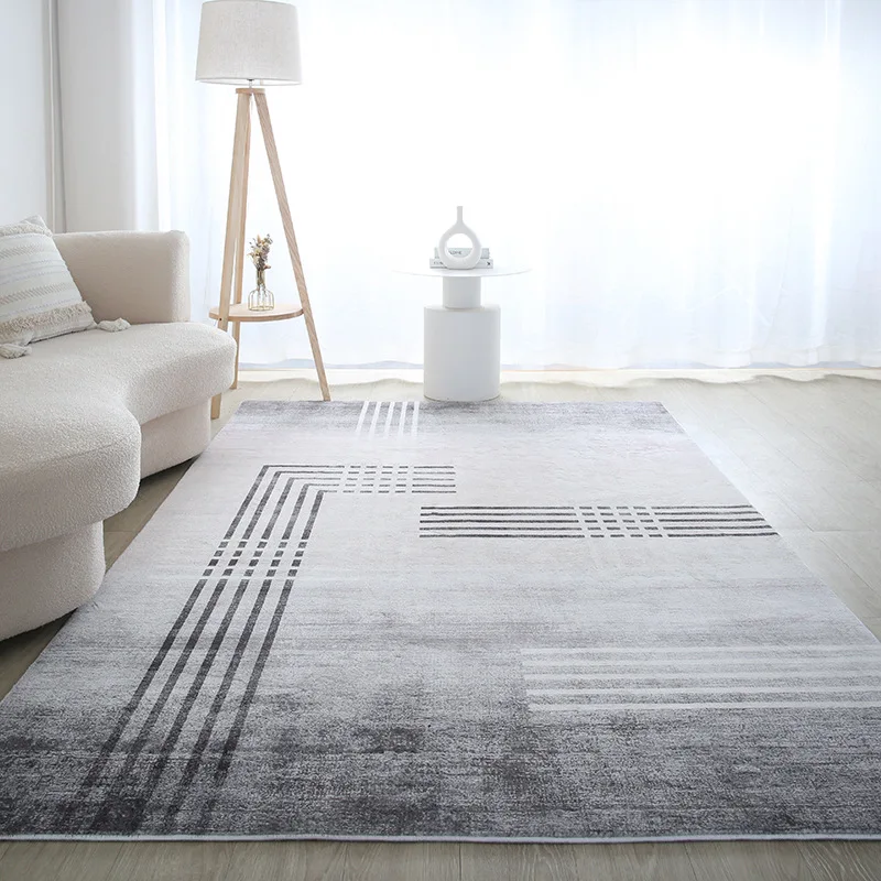 Customize Simple Living Room Carpet Fluffy Thick Child Room Carpet Decor Nordic Ins Bedroom Rug Home Center Rug Bedside Mat