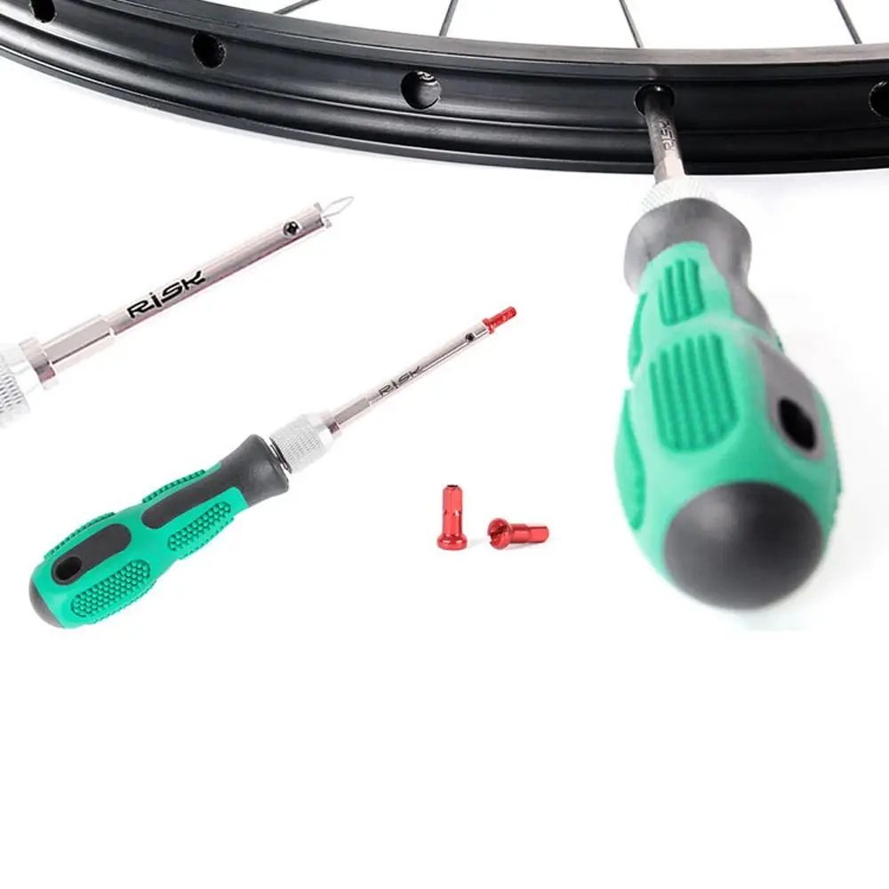 Bicycle Accessories Bicycle Repair Tools Wrench Screwdriver Insertion Tool Bike Spoke Nipple Bicycle Spoke Cap Removal Wrench