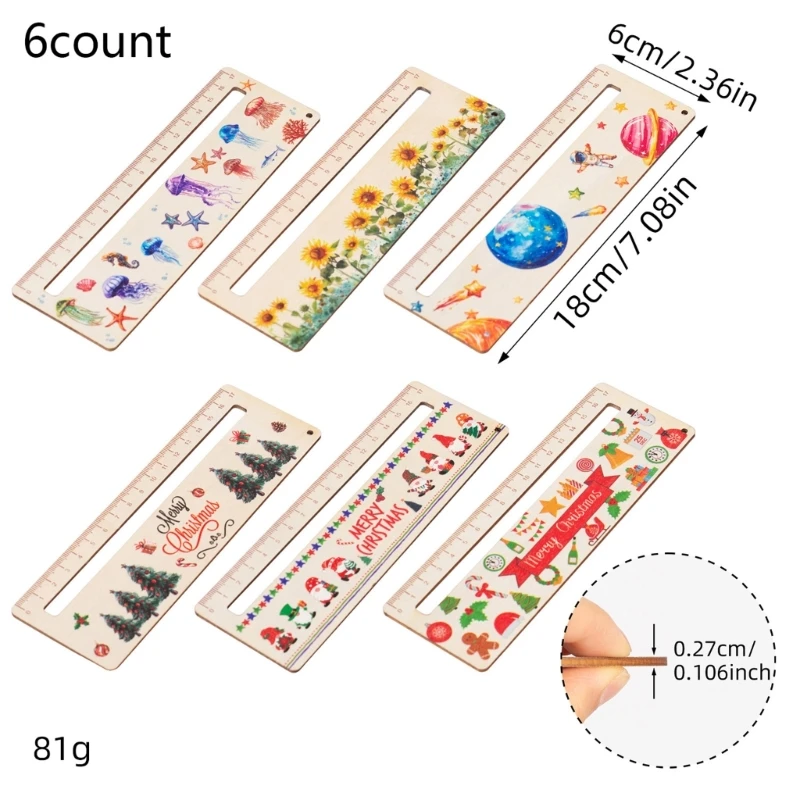 Drawing Ruler Classroom Learning Aids for Kids Reading, Measuring
