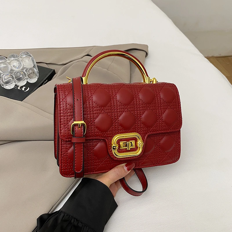 

Classic Elegant Crossbody Bag For Women, Genuine Leather Handbags Shoulder Messenger Tote Luxury Brand Ladies