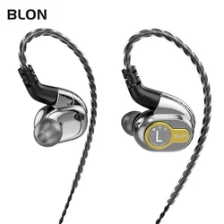 BLON BL-05 BL03 10mm Carbon Diaphragm DD HIFI In Ear Monitor Earphone Gaming Wired Earbuds Headset Sport Headphone BL05 BL-03