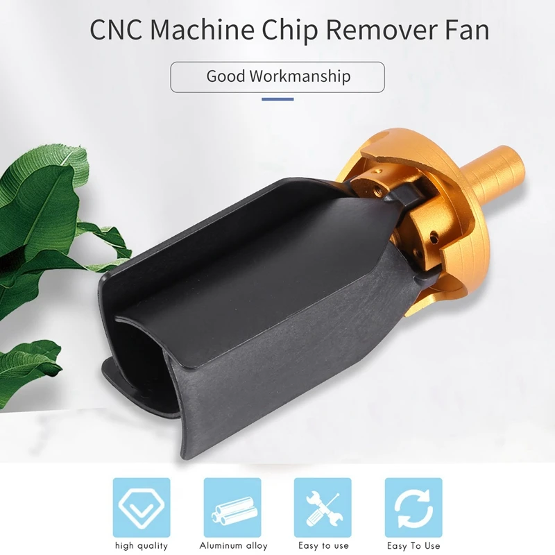 

D16 CNC Machine Chip Removal Fan Scrap Sweeper Automatic Cleaning Tool for Engraver Dust Removing-AB09