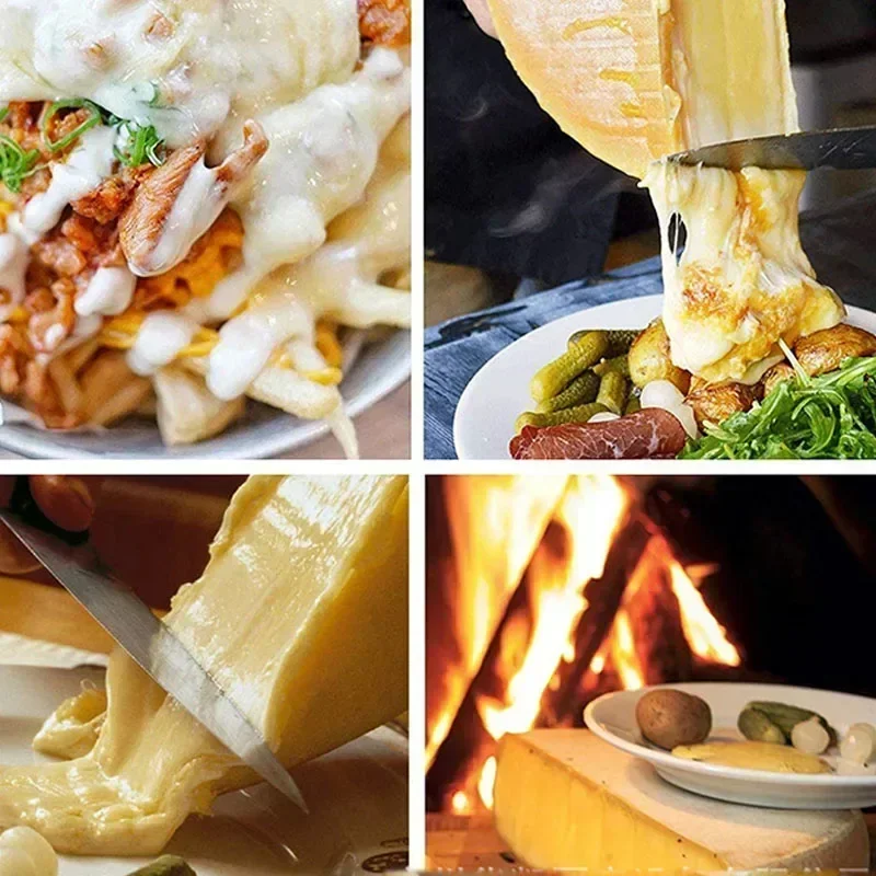 Desktop Electric Double-wheel Clip Cheese Electric Heating Machine Western Restaurant Cafe Commercial Dry Cheese Cheese Heating