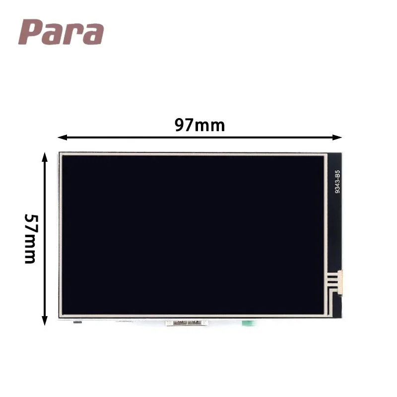 Imagem -05 - Hdmi Usb Lcd Módulo de Tela Sensível ao Toque 800x480 Tft Driver Ips Raspberry pi ° ° b b Mais 3b Mais 4b Nt35510 hd