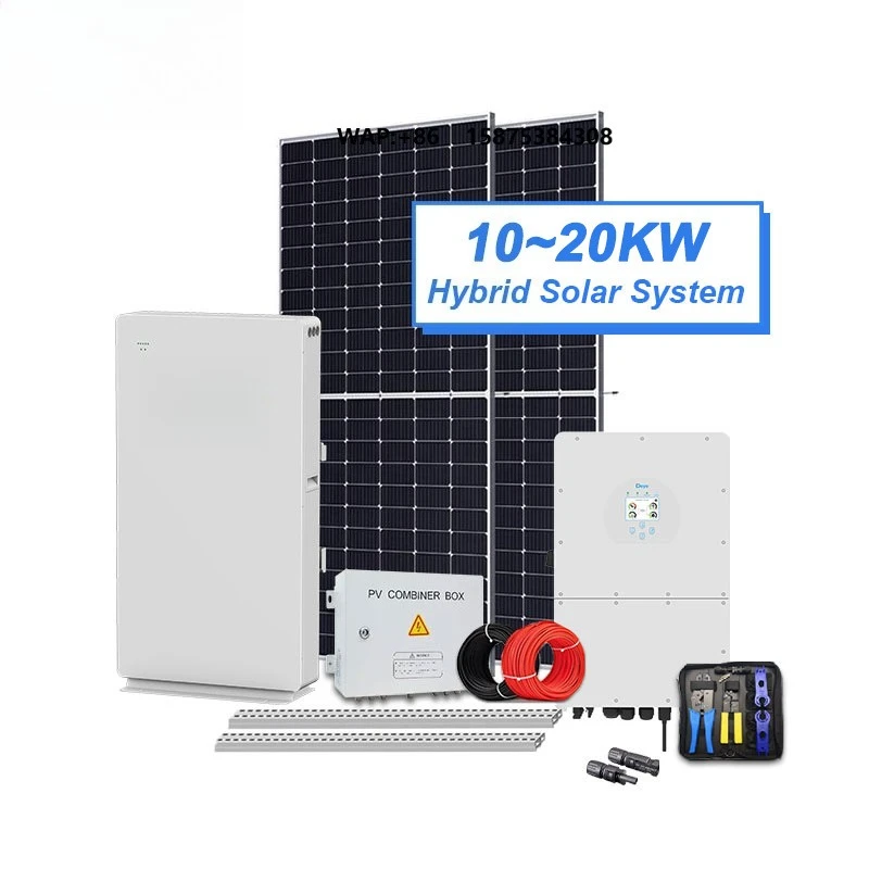 EITAI 3 Phase 20kw 10kw Solar Panel System Free Design Complete Kit 10kva Hybrid Solar Power System with Lithium Batteries