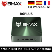 BMAX B6 Plus Mini PC Intel I3-1000NG4 Windows 11 PC 12GB DDR4 RAM 512GB NVMe SSD WIFI 5 USB 3.0 USB * 3 HDMI * 2 Bluetooth4.2