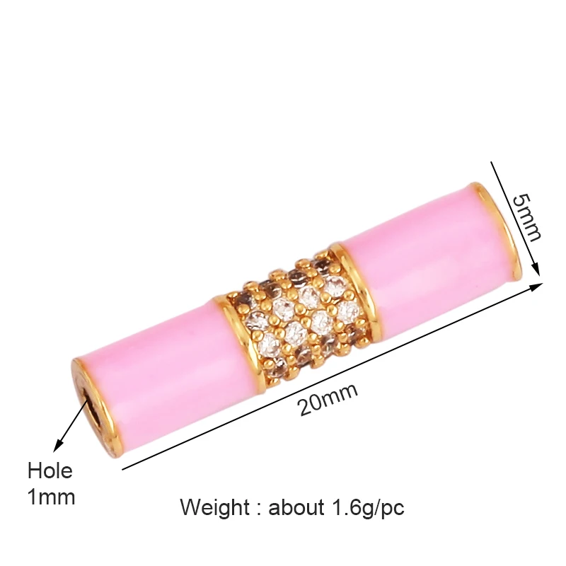 Happy Lucky Heart beads Cylinder Tube, Metal Brass Based , Spacor beads , Bead knotting supplies , men\'s bead K58 S39