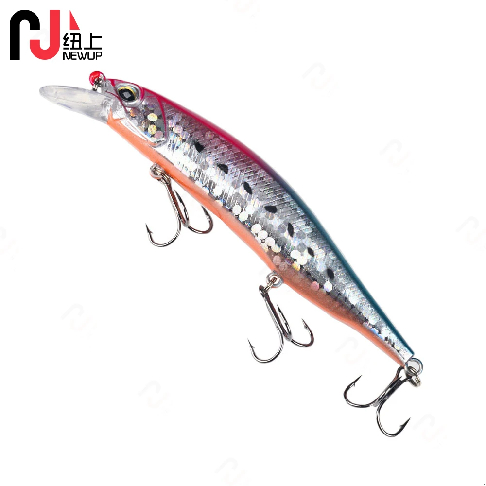 Long Deep Minnow Wobblers for Pike Fishing Lure 12Cm-15G Artificial Jerkbait Hard Baits Trolling Bait Fishing Tackle