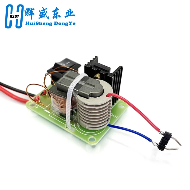 15KV High Frequency DC High Voltage Arc Ignition Generator Inverter Boost Step Up 18650 DIY Kit U Core Transformer Suite 3.7V