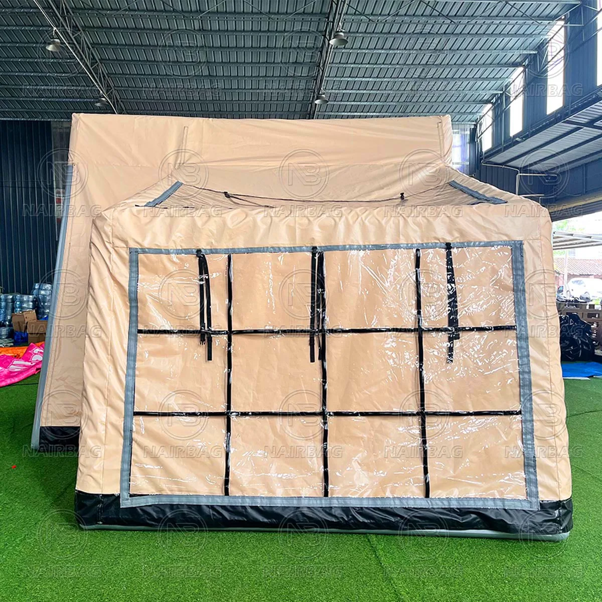 STLF4 saison luxe grand Camp famille Air Camping Tube tente gonflable Camping tente