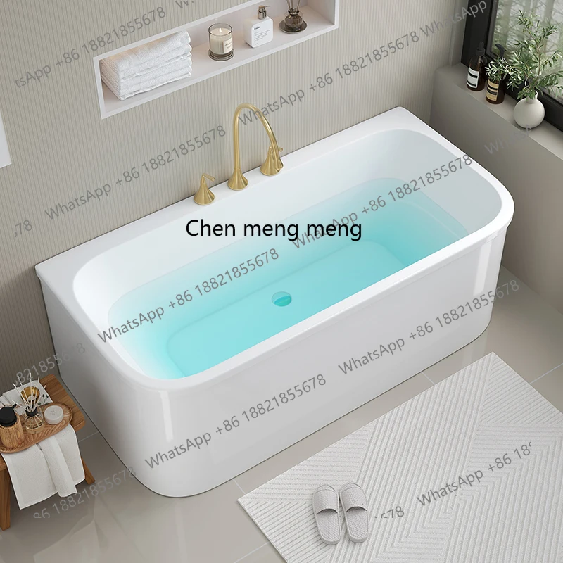 

New square bathtub household adult independent integrated thermal insulation small apartment hotel B & B European-style