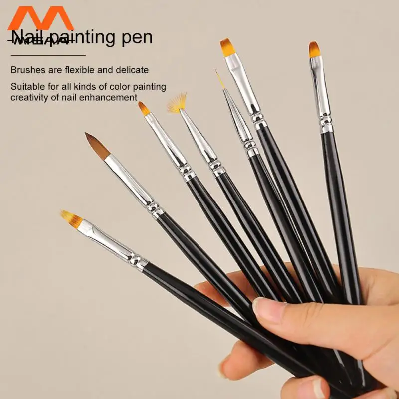 Uv Gel Brushes Nail Brush Liner Drawing Nail Art Makeup Tool Drawing Pen Nails Manicure Tools Nail Art Liner Brush