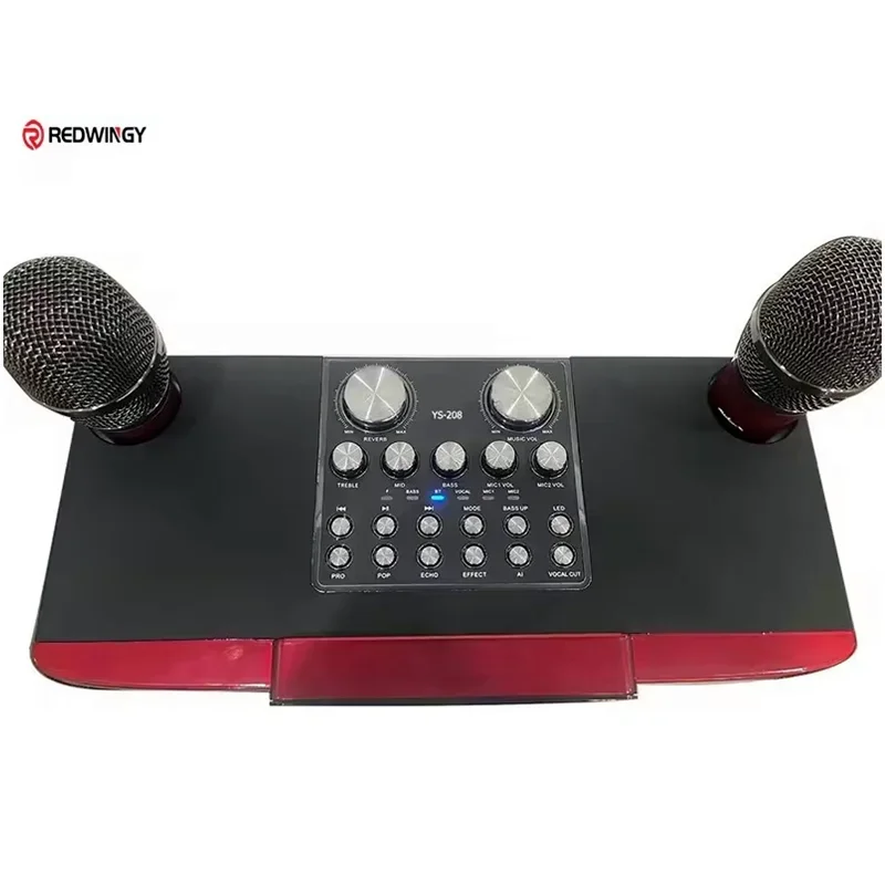 ポータブルワイヤレスBluetoothスピーカー,ハイパワースピーカー,rgbリズムライト,サブウーファー,hifiサウンド,usb tf,150w,屋外,家庭,yu208に適しています