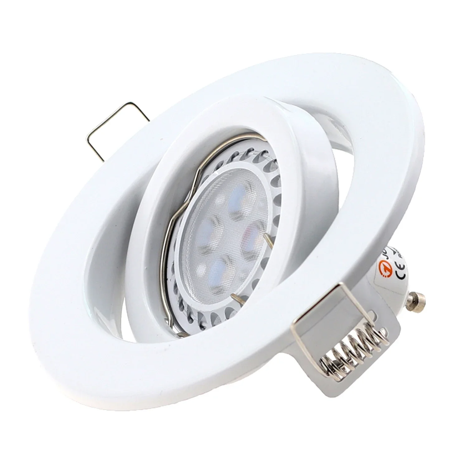 Mini ajustável embutido Spot Light, LED Downlight, Lâmpada, Casa, Interior, Novo Design, Perfil Branco, 6W, GU10