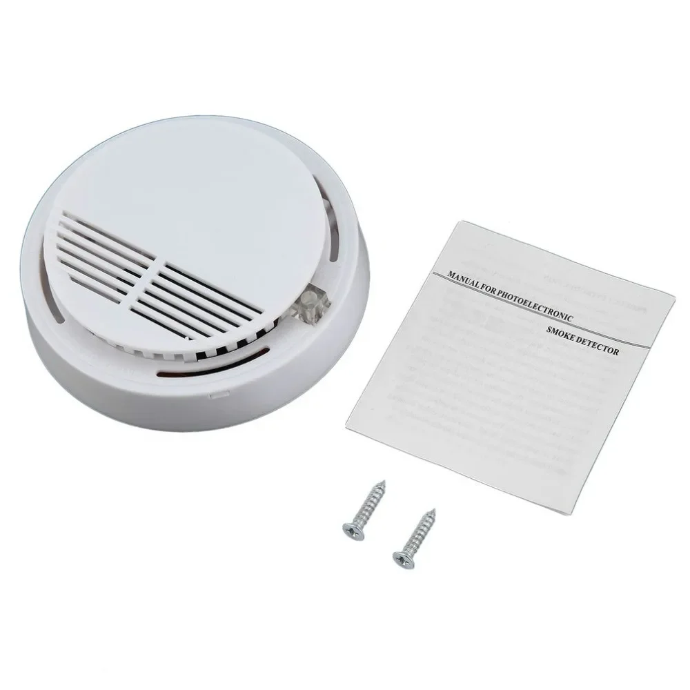 5Pcs 10Pcs Smoke Sensor Alarm Sensitive Photoelectric Independent Fire Smoke Detector for Home Security Alarm System