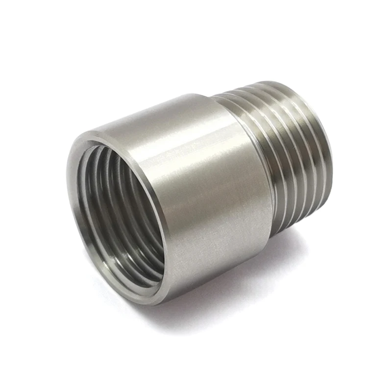 

Stainless Steel 1/2NPT Male to 1/N2PT Female Thread union 30mm Length machinged Pipe Fitting Coupler