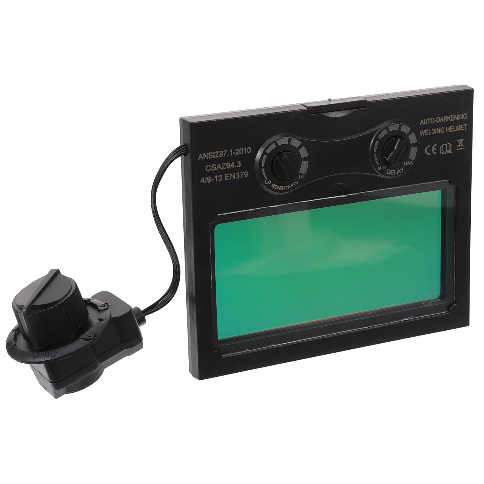 قناع لحام بعدسة LCD تعمل بالطاقة الشمسية، ملحق متين ومقاوم للخدش، وأداء طويل الأمد