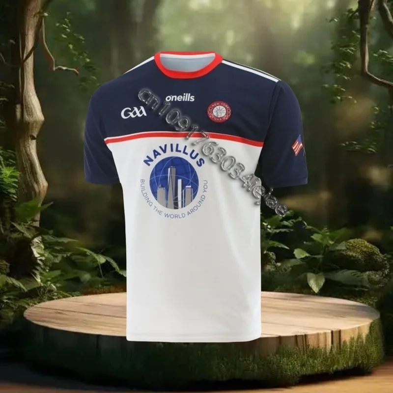 

MOTO-2025New Kilken GAA Home Jersey Men's Offaly GAA Home Jersey Adult 3D High-quality Printed 2024 Rugby T-shirt Monaghan