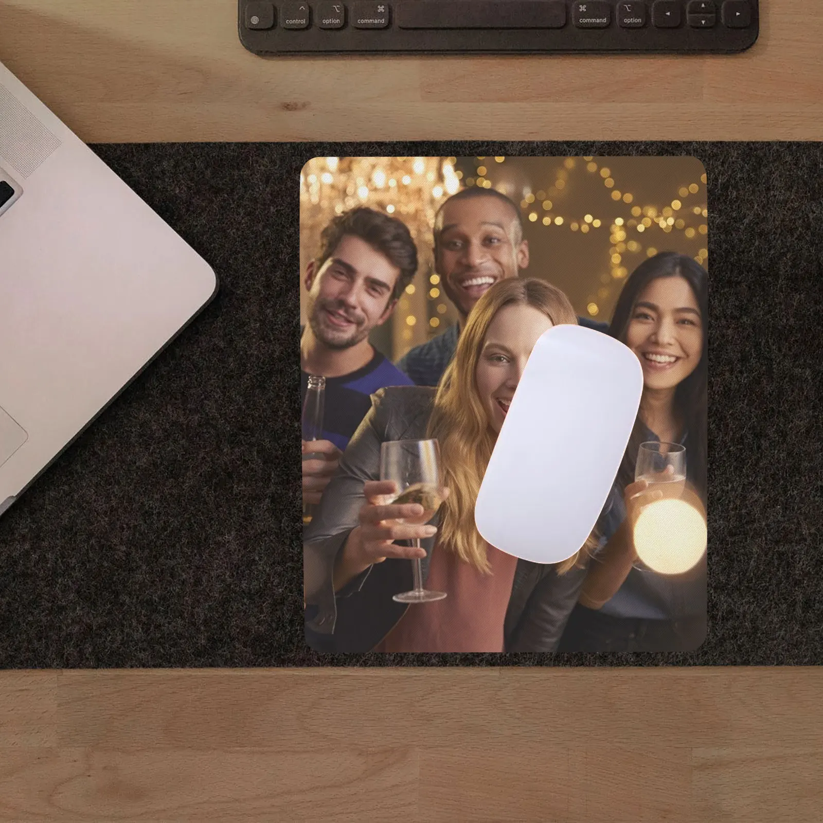 

5pcs Sublimation Blank White Computer Desk Mat Blank Mouse Pad Heat Transfer Blanks Large Sublimation Mouse Pad For Computer Non