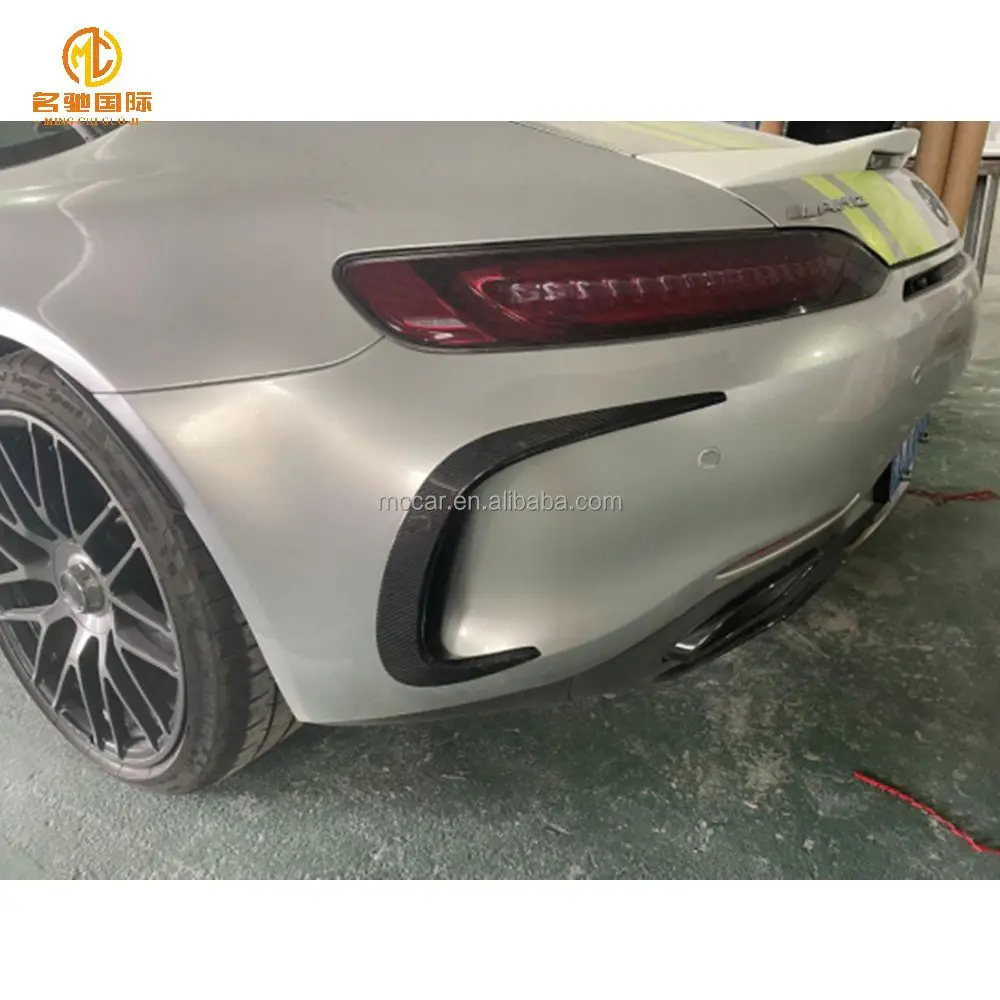 

R Style Dry Carbon Fiber Back Bar Wind Knife For Mercedes-benz AMG GT