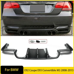 Car Styling Rear Bumper Lip for BMW E92 Coupe E93 Convertible M3 2008-2013 Spoiler Diffuser Rear Bumper Lower Guard Plate