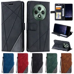 For Coque OPPO Reno 12F Cover Luxury Flip Wallet Magnetic Leather Case on for Fundas Oppo Reno12F 12 F Reno 12 Pro 5G Phone Case