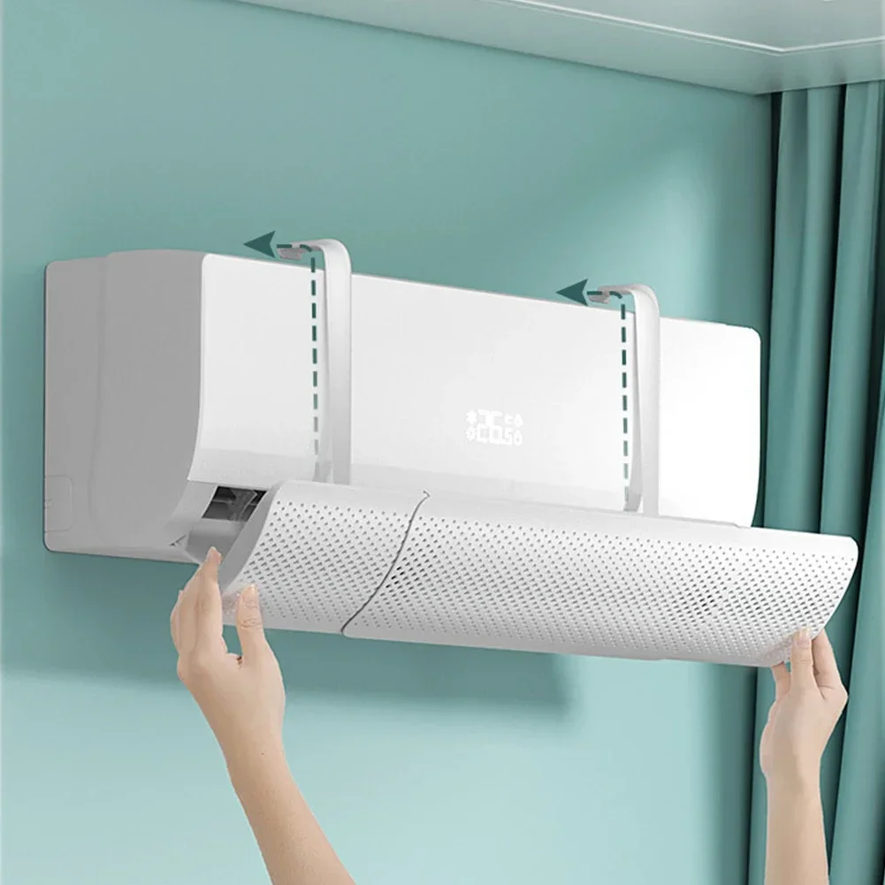 

Регулируемый дефлектор воздушного потока Дефлектор кондиционера Удобный и без загрязнений Простая установка Не требует перфорации