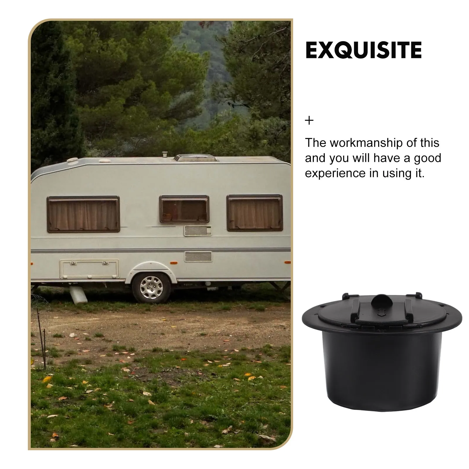 

1 set 1 Set Rv Power Cord Hatch Waterproof Electrical Access Cover For Campers Trailers Easy Installation Cable Organizer Rv