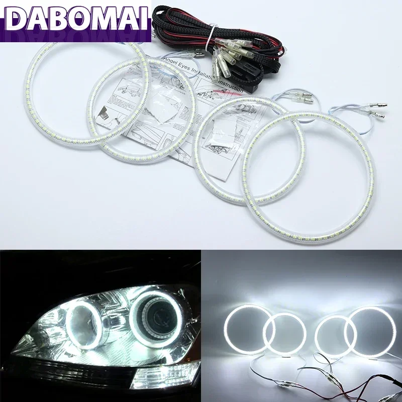 

Ultra Bright SMD White LED Angel Eyes Halo Ring Kit for Mercedes Benz GLS Class X164 GL320 GL350 GL420 GL450 GL550 2007-2012